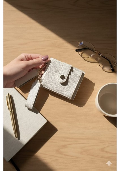 Anahtarlık ve Kartlık Detaylı Minimal Cüzdan - indirimleri