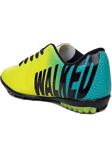 Wlk Sarı Turkuaz Halı Saha Erkek Futbol Ayakkabı modelleri