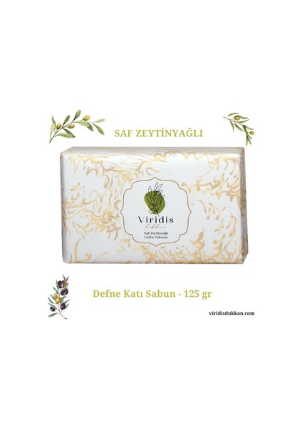 🌿 Saf Zeytinyağlı Defne Katı Sabun