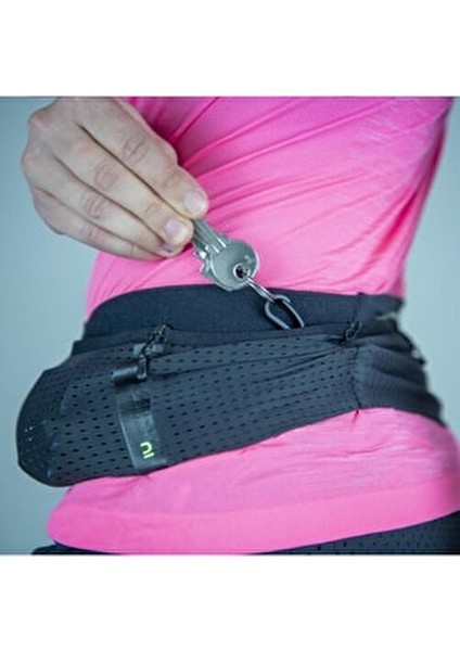 Kiprun Koşu Bel Çantası Kadınlar İçin Hafif ve Pratik 0,8 L Siyah Renk