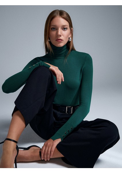 1268 Balıkçı Yaka Kazak-K.zümrüt