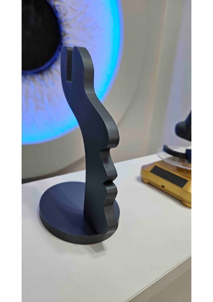 Yüz Şekilli Dekoratif Gözlük Standı - Gözlük Tutucu