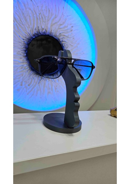 Yüz Şekilli Dekoratif Gözlük Standı - Gözlük Tutucu modelleri