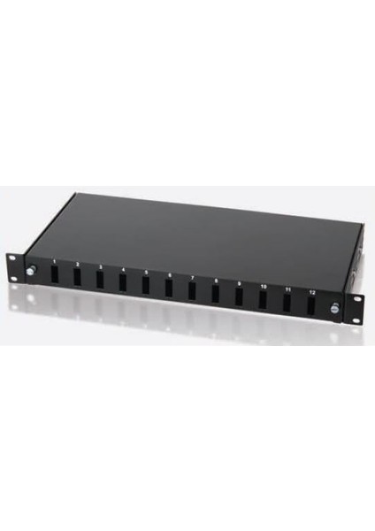 1u 19’’ 12 Port Lc Dx Rack Tipi Dublex Patch Panel