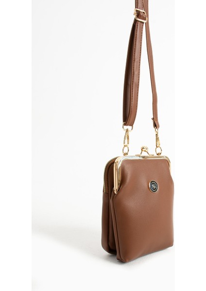 Kadın Burslu Gold Aksesuarlı Ayarlanabilir Çapraz Askılı Suni Deri Omuz ve Çapraz Çanta 1433 fiyatları