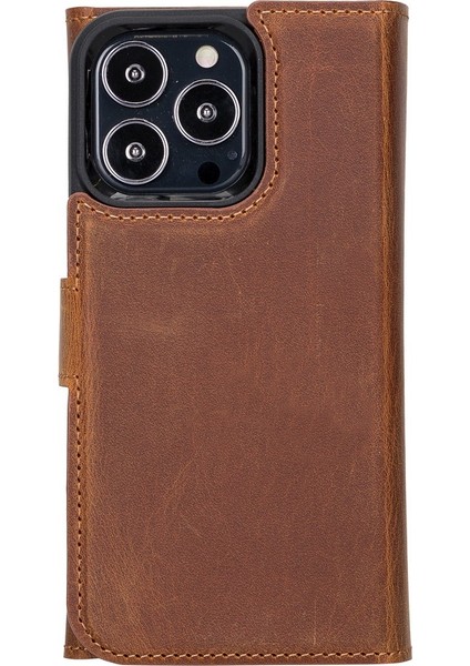 Apple iPhone 13 Pro Uyumlu Deri Cüzdanlı Kılıf Santa G19 Taba fırsatları