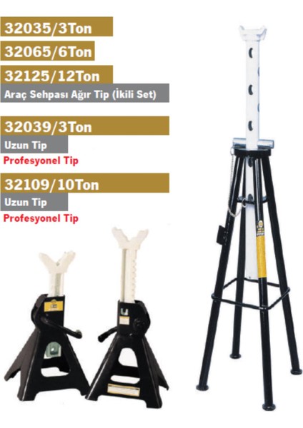 Omega Araç Sehpası Uzun Tip 3 Ton fiyatları