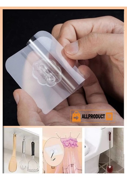 2'li Güçlü Şeffaf Duvar Askısı – Yapışkanlı Vantuz Kanca Iz Bırakmaz, Suya Dayanıklı Askılık – Mutfak, Banyo, Ofis Kullanımı Için fiyatları