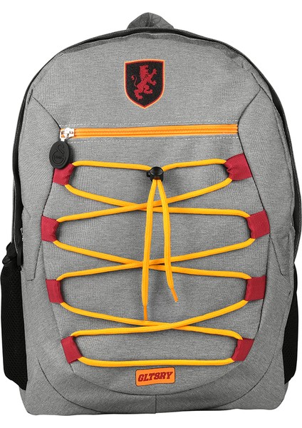 Kordon Detaylı Grı Sırt Cantası