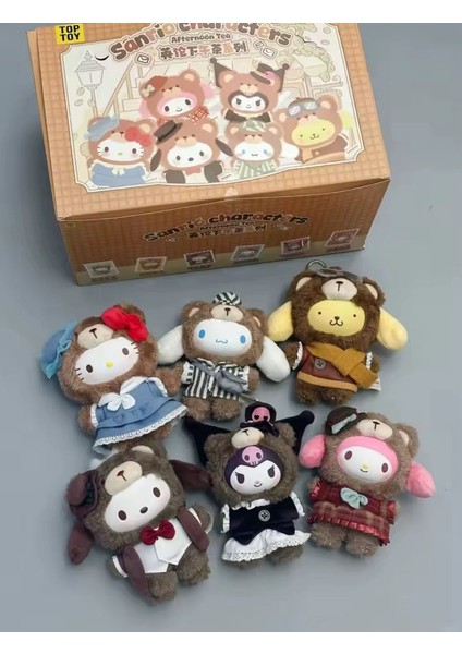 Kuromi Hello Kitty Cinnamoroll Popmart Süpriz Paket 17CM Peluş Oyuncak Çanta Carm Süs Anahtarlık 1ADET
