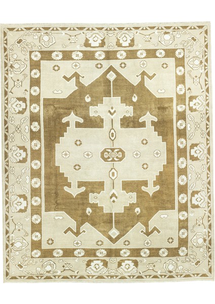 Kanire Büyük El Dokuma Uşak Halısı 348X439 cm