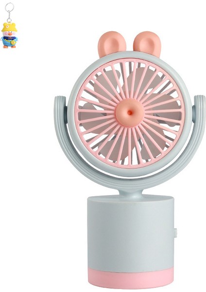 Karikatür Tavşan Masaüstüküçük Fan Usbşarj Edilebilir El Elektrikli Fan Rüzgar Yönünüyukarıve Aşağı Ayarlamak (Yurt Dışından)