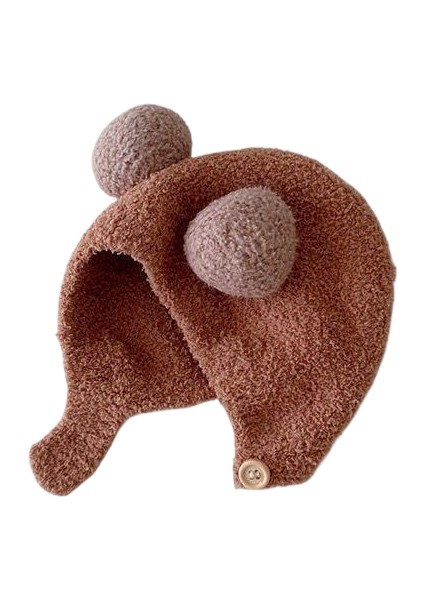 Bebeğin Kulaklarını Koruyan Sonbahar-Kış Sıcak Tutan Soğuktan Koruyan Şapka (Yurt Dışından)