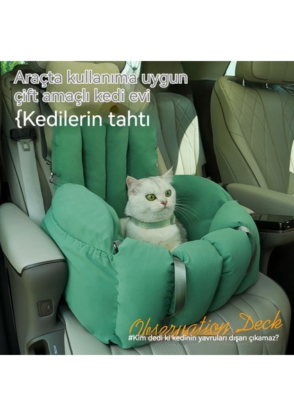 Arabaya Monte Edilebilir Veya Taşınabilir, Dışarı Çıkmak Için Hepsi Bir Arada Taşınabilir Kedi Yuvası (Yurt Dışından) modelleri