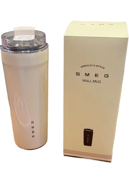 550ML Içecek Kupası Seyahat Taşınabilir Içme Kupası Paslanmaz Çelik Vakum Sızdırmaz Kahve Termosu (Yurt Dışından)