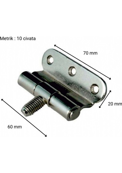 SKT 12 Saç Kasa Menteşesi Dar Vidalı fiyatları