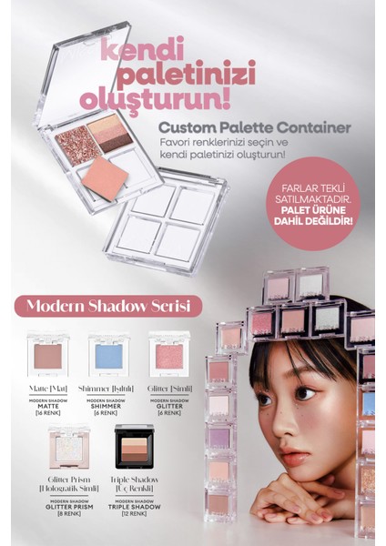 Yumuşak Dokulu, Dökülme Yapmayan Mat Tekli Göz Farı Modern Shadow Matte (114 Canyon Clay)