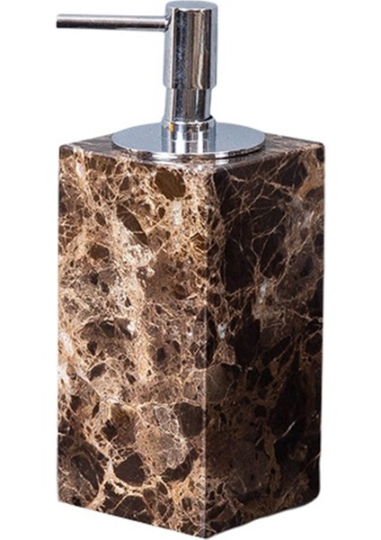 Santkuee Mermer Avrupa Tarzı Işık Lüks Banyo Malzemeleri Banyo Losyon Şişesi Yıkama Seti Iskandinav Ev B (Yurt Dışından)