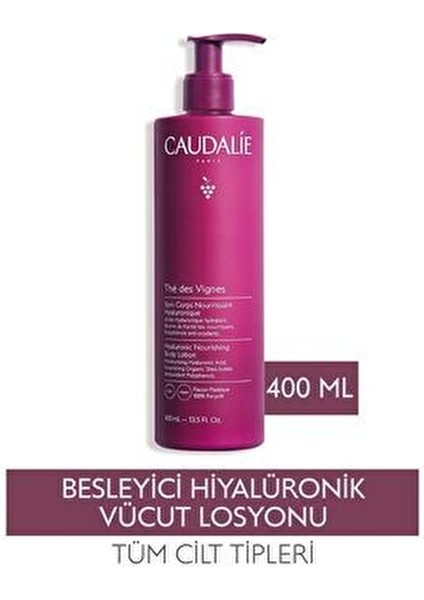 The Des Vignes Vücut Losyonu 400 ml Cilt İçin Hyaluronik Asit ve Shea Yağı İçerir fiyatları