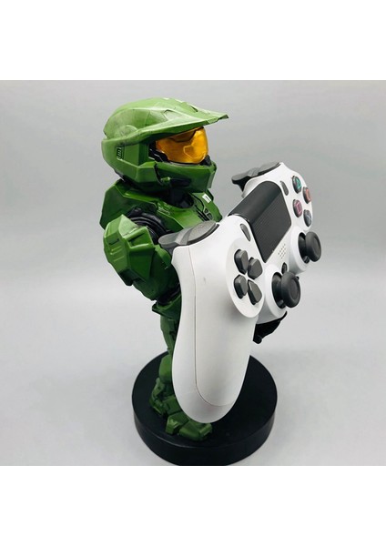 Santkuee Yeşil Cep Telefonu Standı Zırh Şövalye Robot Cep Telefonu Standı Izle Sürükle Gamepad Standı Uzaktan Kumanda Tutucu (Yurt Dışından) modelleri