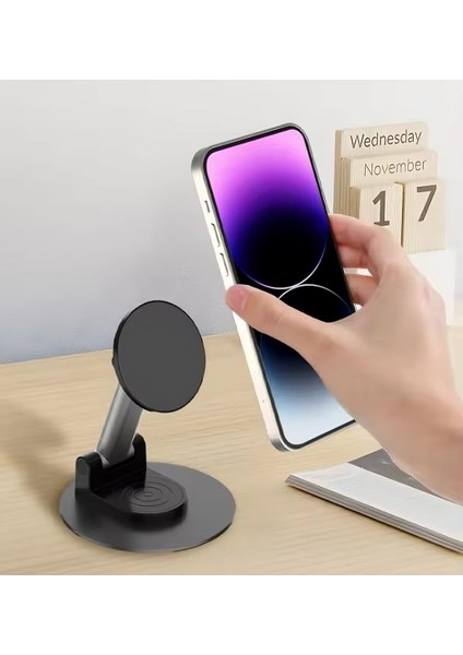 Masaüstü 360 Derece Dönen Telefon Tutucu