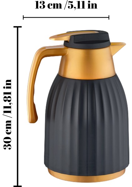 1.5 Litre Çift Camlı Vakumlu Termos | Isıya Dayanıklı Uzun Süre Sıcak & Soğuk Tutma fiyatları