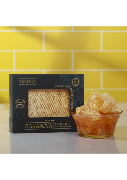 Bayazıt Organik Karakovan Petek Bal(Bingöl Karlıova) 400 gr