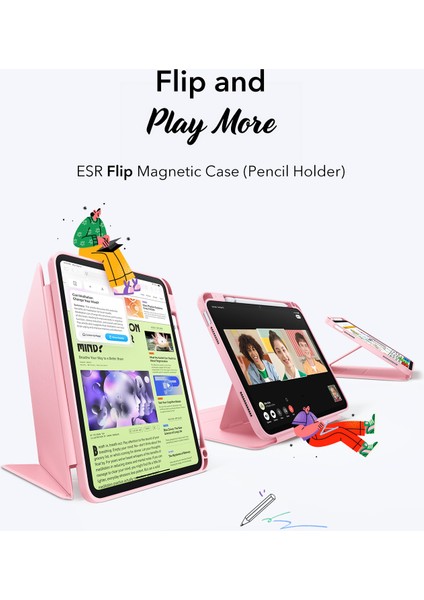 iPad 10. Nesil / 11.Nesil (A14/A16) Flip Manyetik Kılıf fiyatları