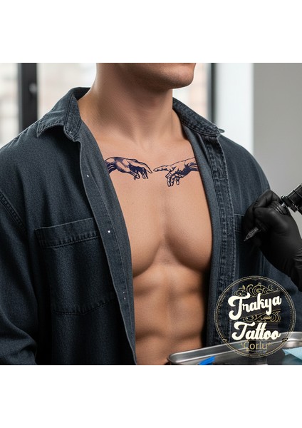 Yarı Kalıcı Dövme Adem'in Eli Büyük Boy Geçici Dövme fiyatları