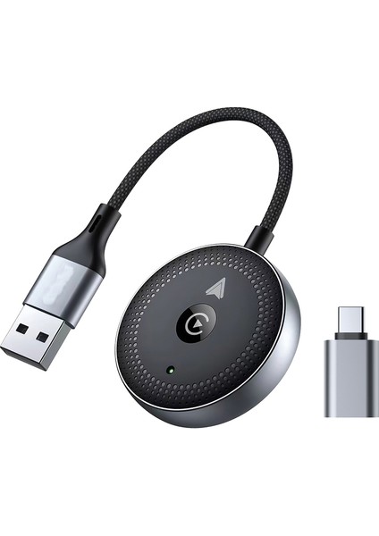 Araç Içi Android ve Apple Cihazlar ile Uyumlu Kablosuz Carplay