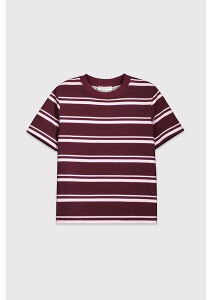 Çizgili Regular Basic Tshirt indirimleri