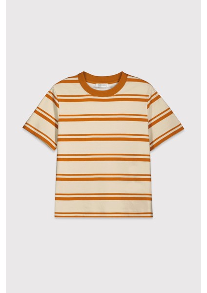 Çizgili Regular Basic Tshirt indirimleri