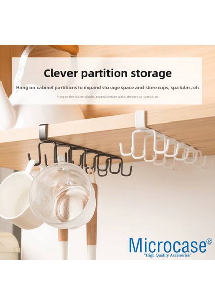 Dolap Raf Altı Bardak ve Mutfak Eşyası Askılığı Düzenleyici AL5342 indirimleri