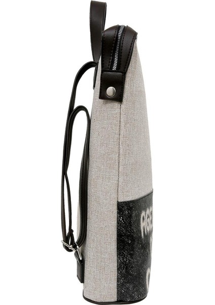 Unisex Vegan Gri Sırt Çantası - Agent Of Chaos Tasarım fiyatları