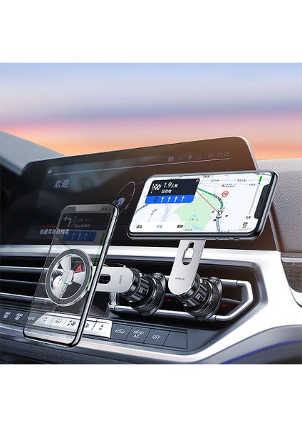 Magnetic Araç Içi Telefon Tutucu Havalandırma Kancalı Fonksiyonel Araç Telefon Tutucu indirimleri