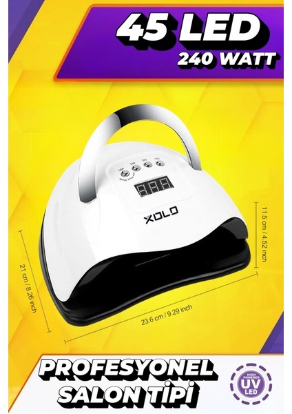 X15 Plus 150W 45 LED Kalıcı Oje ve Protez Tırnak Jel Kurutucu LED Lamba fiyatları