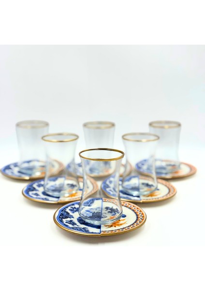 Rustik 6 Kişilik Çay Bardağı Seti modelleri