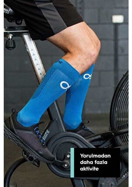 Fs4+ Compression Destek Çorap Siyah 1 Çift Spor ve Rehabilitasyon İçin Tasarlandı