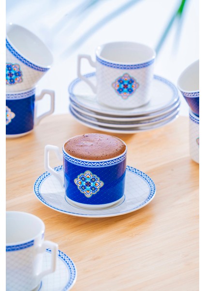 Eloise 6 Kişilik Kahve Fincan Takımı - 90 ml