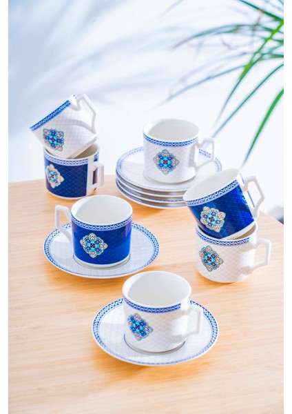 Eloise 6 Kişilik Kahve Fincan Takımı - 90 ml