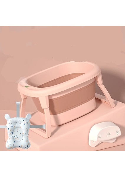 Bebek Katlanabilir Küvet - Pembe (Yurt Dışından)