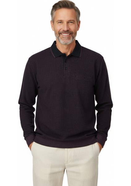 Erkek Kışlık Polo Yaka Kazak Pamuklu Örme Klasik Pıtırcık Selanik Düğmeli Fleto Cepli Rahat fiyatları