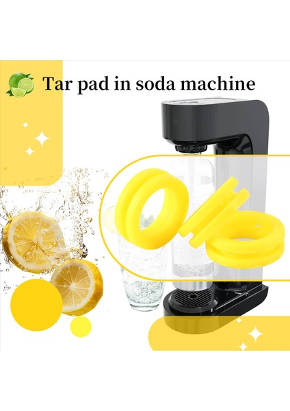 O Halkalar Soda Makinesi Co2 Silindir Değişimi Karbonatör Contaları 5 Adet, Yeni Soda Makinesi ve Pembe Silindir Için Contalar Halkası (Yurt Dışından) fırsatları