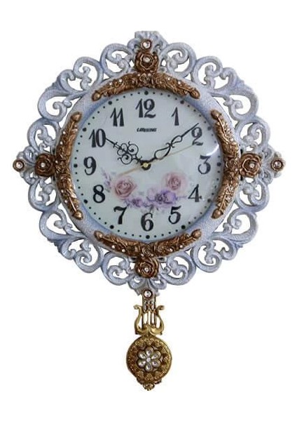 Sarkaçlı Duvar Saati Ferforje Sarkaçlı Saat