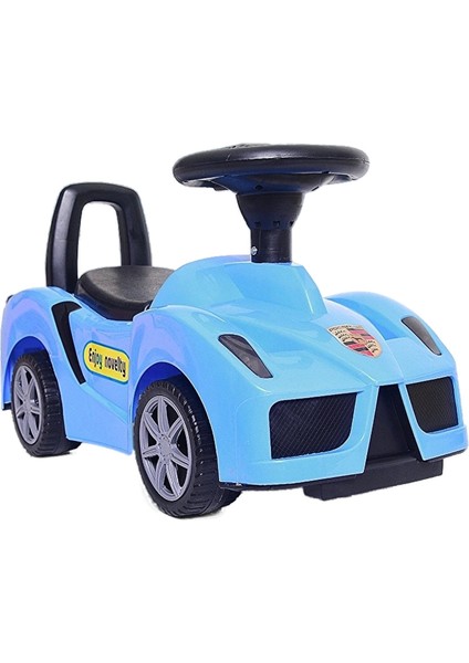 Çocuk Scooter Dört Tekerlekli Büküm Araba Denge Bulmaca Yürüyüş Müzikli Işık Yo-Yo Araba 1-3 Yaşında Bebek Oyuncak (Yurt Dışından)