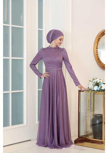 Simli Şifon Abiye Işıl fiyatları