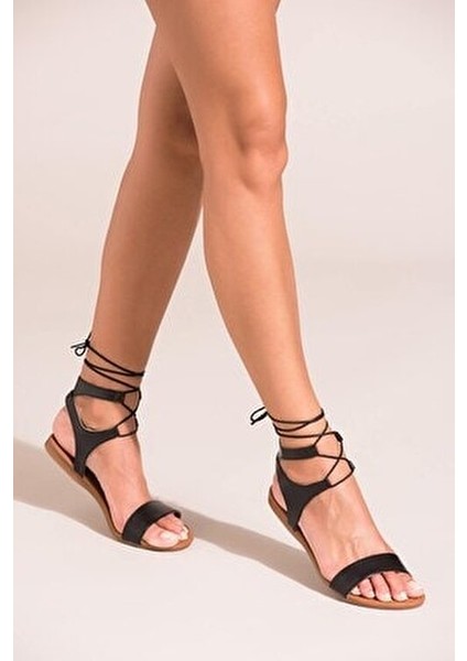 Siyah Kadın Sandalet B548397509 fırsatları