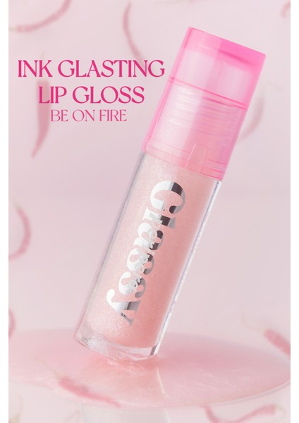Pembe Simli Dudak Dolgunlaştırıcı Gloss PERIPERA Ink Glasting Lip Gloss (P01 Be On Fire)