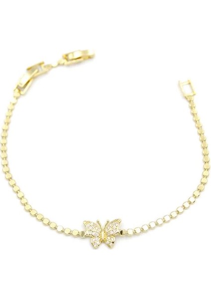 Kelebek Bileklik - Altın
