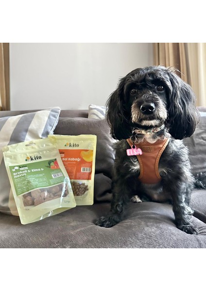 Brokoli & Havuç & Elma Cookie 100 gr (Köpekler Için Ödül Maması) modelleri